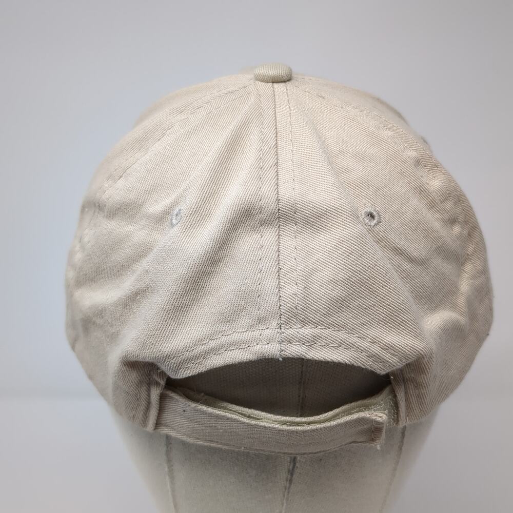 Skagway Alaska Strapback Hat Beige One Size Adjustable Embroidered - Picture 6 of 9
